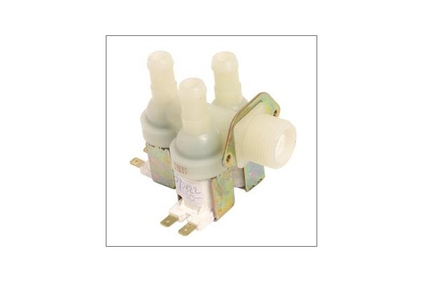 Mágnesszelep 3 utas 15 mm 90° 220V Mosógép alkatrész-1